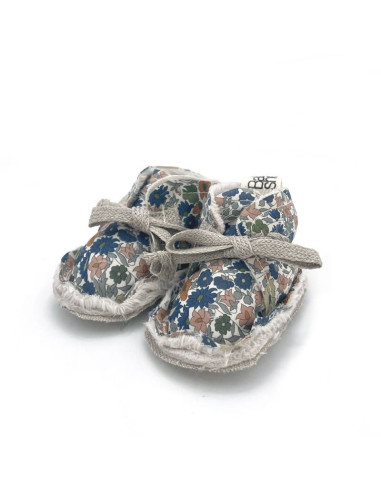 Chaussons Liberty Bleu - Babyshower