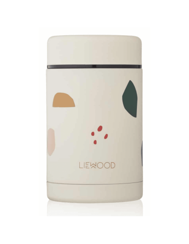 Food Jar 500ml Geometric Foggy Mix - Liewood