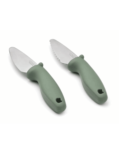 Lot de 2 couteaux Faune Green - Liewood