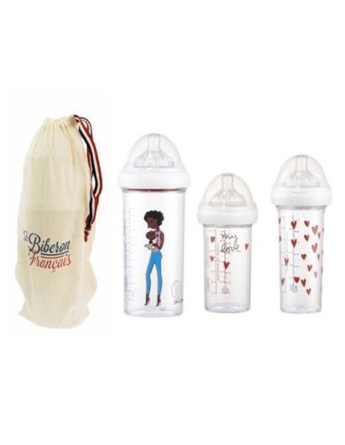 Set de biberons Maman Afro - Le biberon français