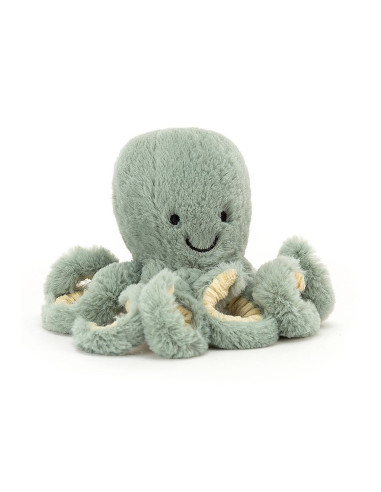 Peluche bébé pieuvre vert d'eau - Jellycat