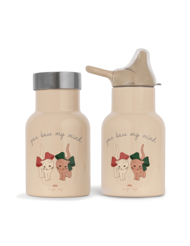 Gourde Bow Kitty 250ml - Konges Sløjd