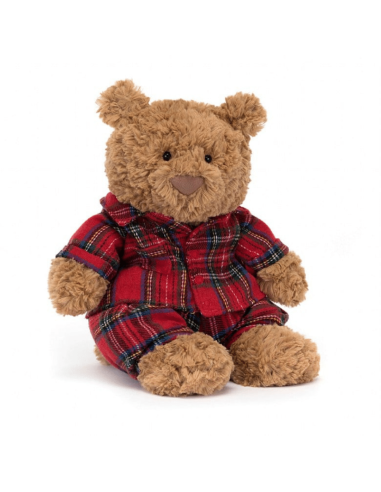 Peluche Ours Bartholomew en pyjama - Jellycat