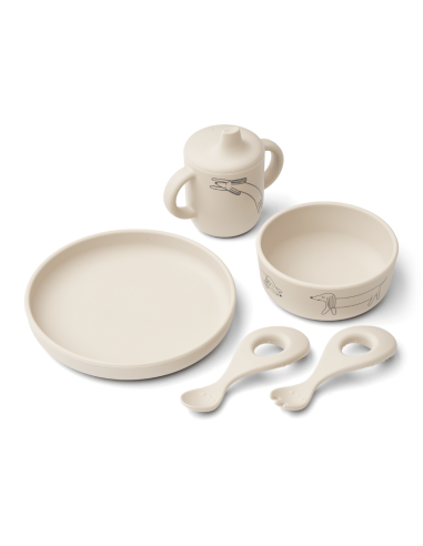 Set repas en silicone Ryle - Dog - Liewood