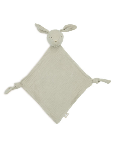 Doudou attache sucette lapin Olive Green