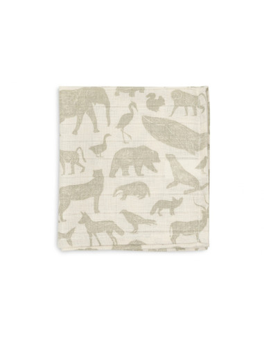 Lange Animals Olive Green - 70x70 cm