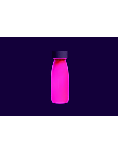 bouteille sensorielle rose fluo petit boum