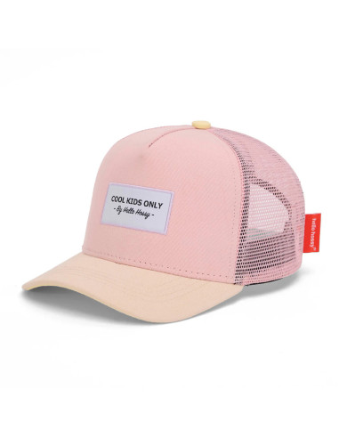 casquette enfant fille mini powder pink hello hossy